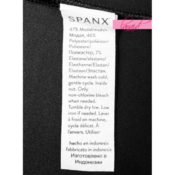 Spanx AirEssentials Puff Sleeve Desk to Dinner Elbow Sleeve Top Very Black L - Picture 12 of 13